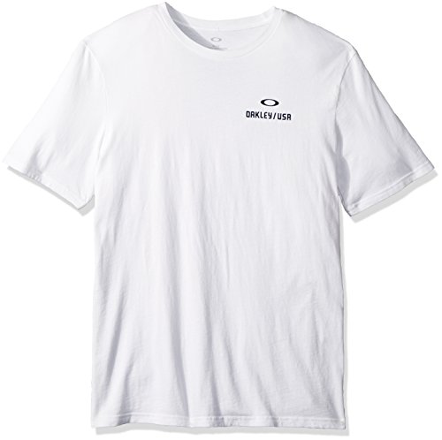 Oakley Men's Sc-USA Flag, White, M