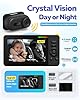 Elzeeo Wireless Baby Car Camera with 1080P Advanced Night Vision and 32H Battery, No Wi-Fi Needed Easy Setup Car Baby Monitor with Video Recording Adjustable Angle, Newborns Travel Essentials Gifts