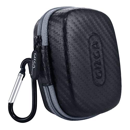 Image of GIZGA essentials Carrying Case for Jiofi 4G M2S&Jiofi3 WiFi Hotspot Dongle,Shock Asbsorber Protective Carbon Fibre Material,Detachable Hook,Mesh Pocket,Black,Single Band,0 gigabits per Second