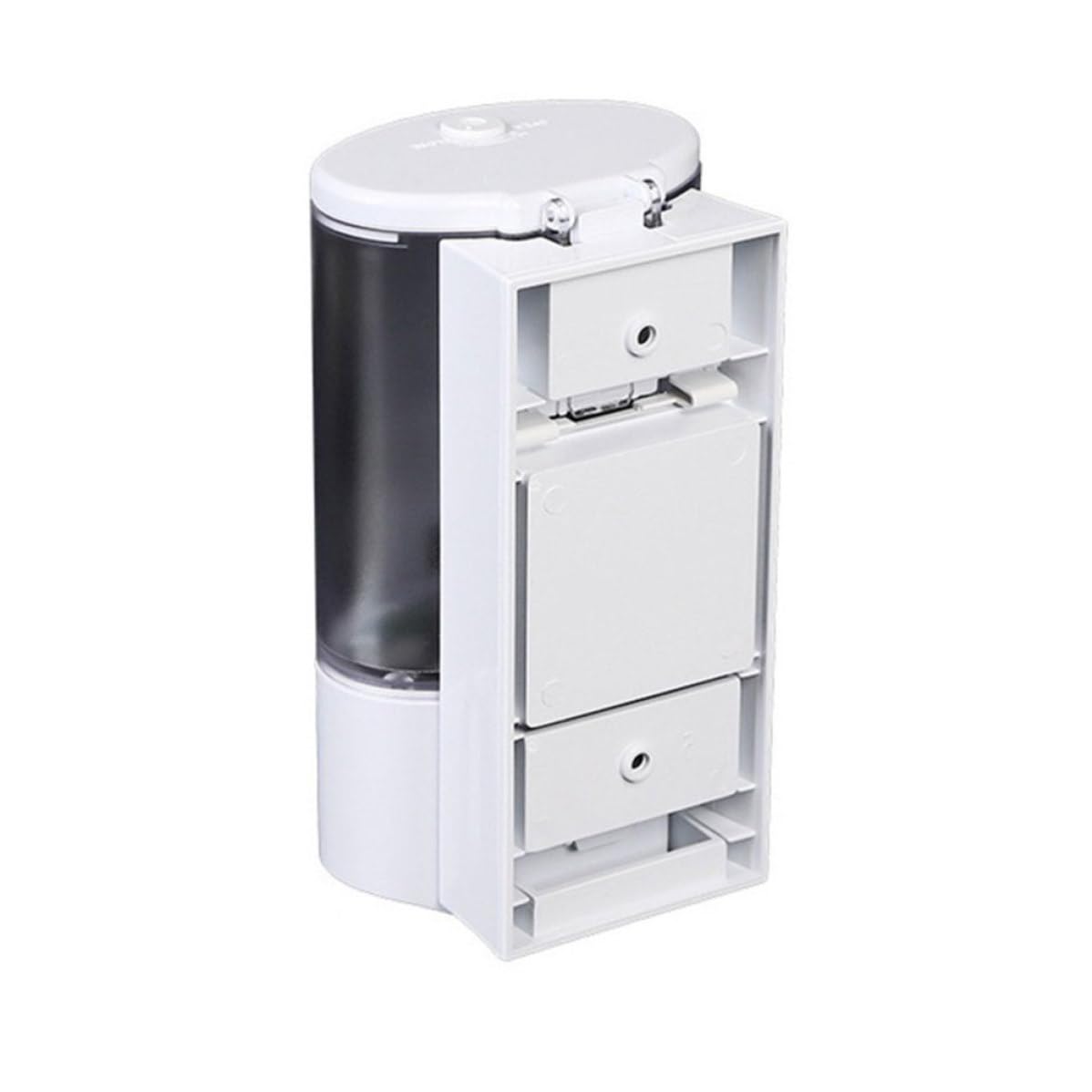 Dispensador Automático de Jabón Líquido de Pared Material Abs Capacidad 400ml Sensor Infrarrojo sin Contacto Manual Adecuado para Baño y Hotel