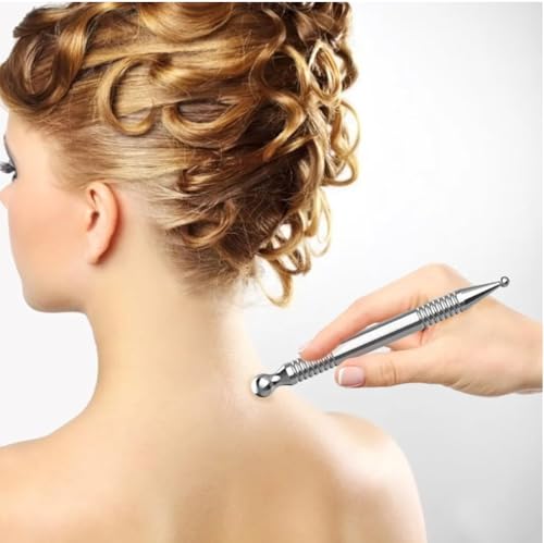 Image of Stainless Steel Acupuncture Pen-Deep Massage Tool- Reflexology Trigger Point Massage Tools for Relief Pain Full Body Relaxing Self-Massage Acupressure
