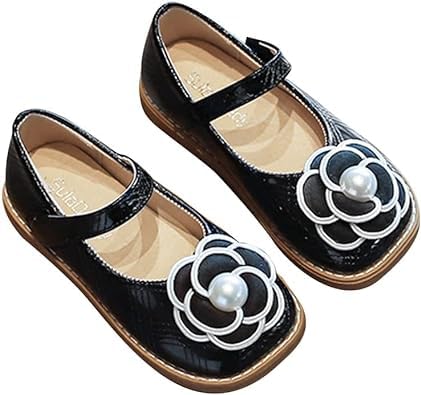 Wedding Mary Jane Shoes for Girls (Black, US Footwear Size System, Little Kid, Women, Numeric, Medium, 10)