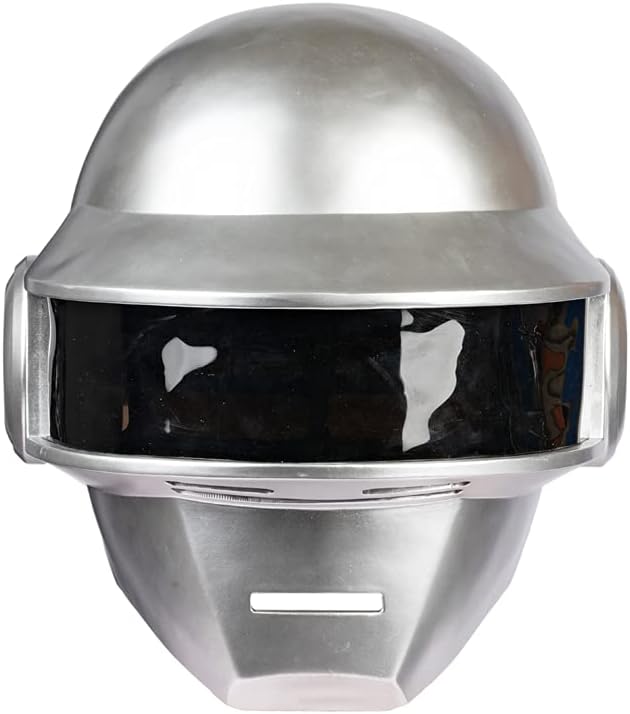 Punk Helmet Cosplay Adult Resin Silver Mask Helmet Punk Style Costume Halloween Prop