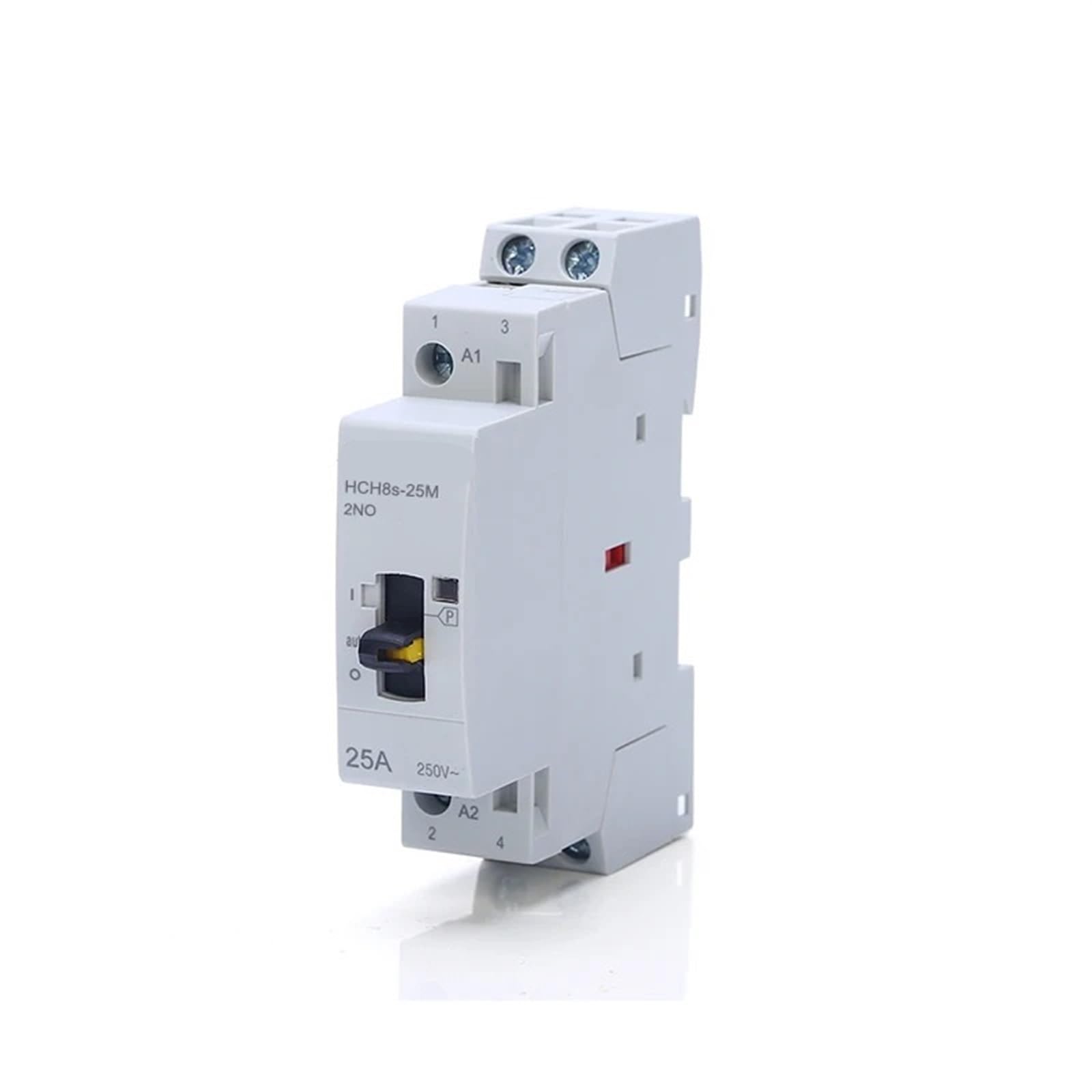 Contacteur CC HCH8s-25 2P 25A pour rail DIN domestique 24V