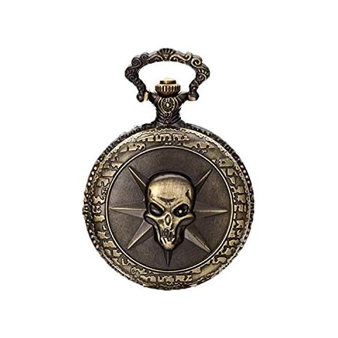 JewelryWe Joyas Collar con Colgante Hombre Mujer Retro Cráneo Caribe Cover