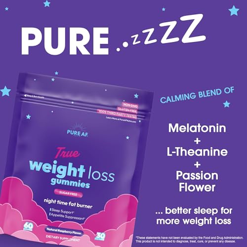 Pure AF Nutra Night Time Fat Burner Gummies