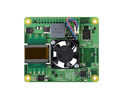 Waveshare BC-OFFICIAL POE+ HAT FOR RPI-C 2021 New Version) Official Raspberry Pi Poe+ Hat thumb #2