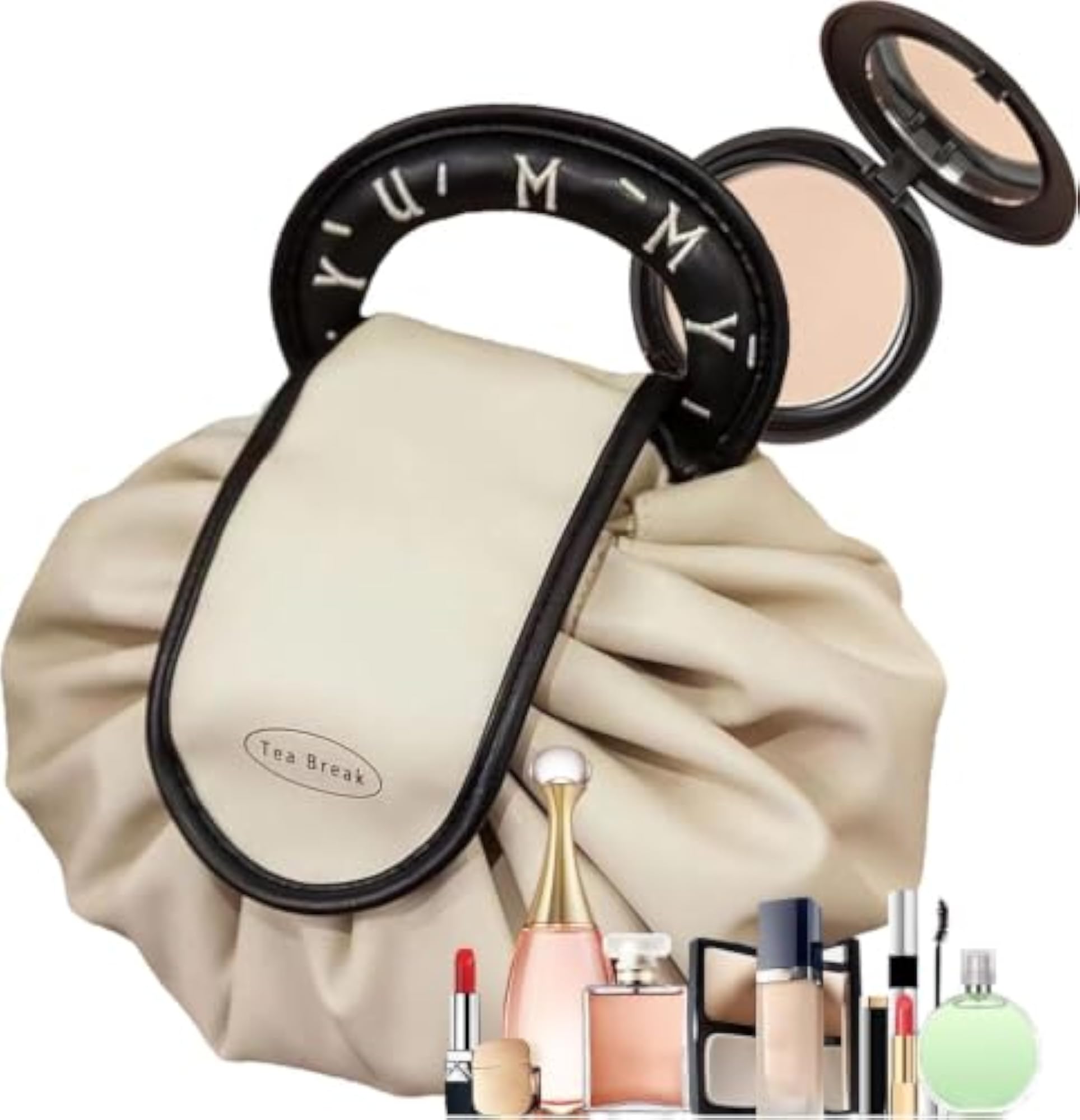 Lazy Makeup Bag, Lazy Drawstring Makeup Fashion Handbag