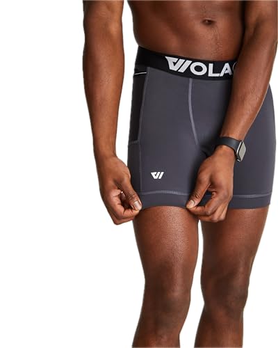 WOLACO North Moore 6" Compression Shorts Underwear with Phone Pocket2