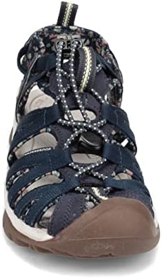 KEEN Women's Whisper Closed Toe Sport Sandals, Navy/Birch, 8 US | Image 2