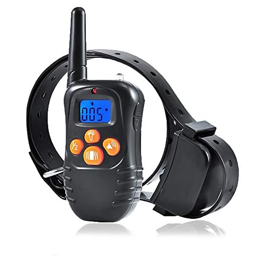 BIG DEAL Humane Safety No Shock Dog Training Collar with Remote, 1000FT Range Rechargeable Waterproof Dog Training Collar for Small Medium Large Dogs (for 1 Dog)