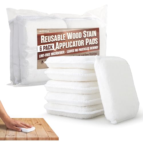 Impresa 6 Pack Wood Stain Applicator Pads