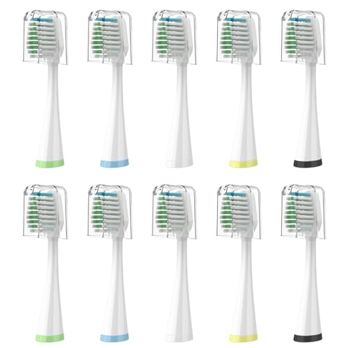 8 têtes de brosse à dents de rechange avec couvercles pour Waterpik CC-01