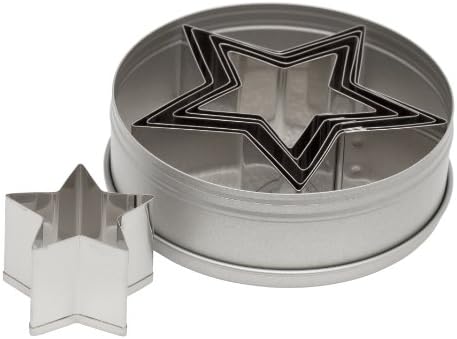 Ateco Plain Edge Star Cutters (6 Piece Set)