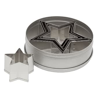Ateco Plain Edge Star Cutters (6 Piece Set)