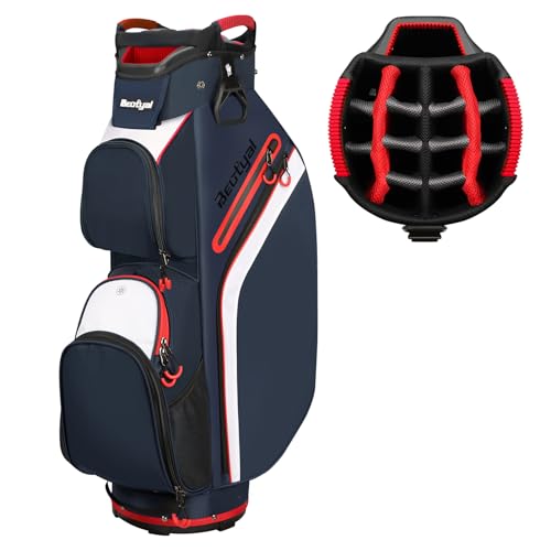 Beutyal Cart Golf Bag 15 Way Organizer Divider Top Golf Club Bags Lightweight Golf Cart Bags for Men...