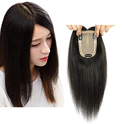 Image of Tressedup hair Front Lace Hair Closure hair wigs For Women and Girls Hair Topper Closure Natural Look Hairs Black 18 Inch Length 100 Gram Pack of 1