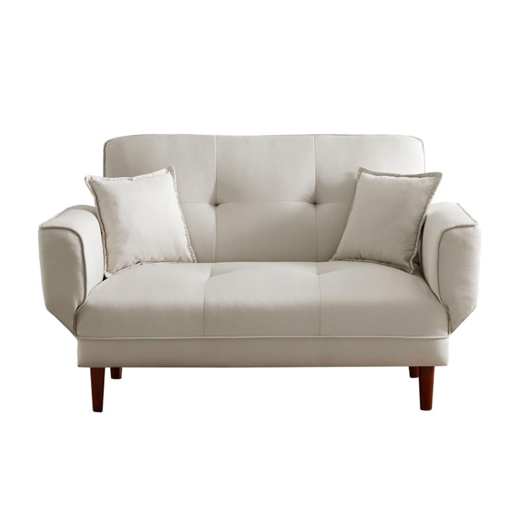 Sofa Bed Living Room Bedroom Furniture Double Sofa Sofa Bed with 2 Pillows 56 5 L X 31