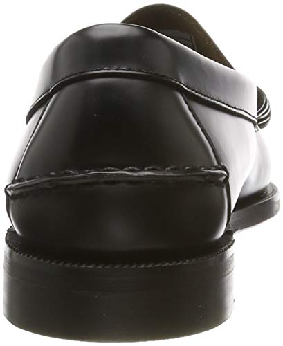 Image of Sebago Men's Dolphin Loafers, Black Black 902, 5.5 UK