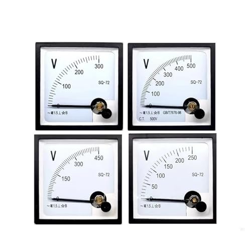 Voltmètre AC SQ-72 450V pour une lecture précise de la tension alternative