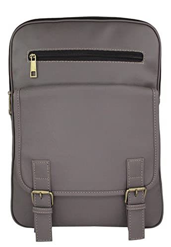 Mochila Executiva Vintage Cinza
