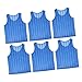 predolo 6 Football Mesh Vests for Sports Team Use and Training, Plus Size
