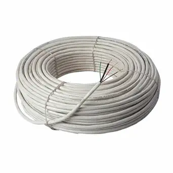 Exxelo Flat 3 Core Copper Wires and Cables 2.5mm for Domestic and Industrial Electric Connections up to 1500 watts (Assorted Color) 25 Meter