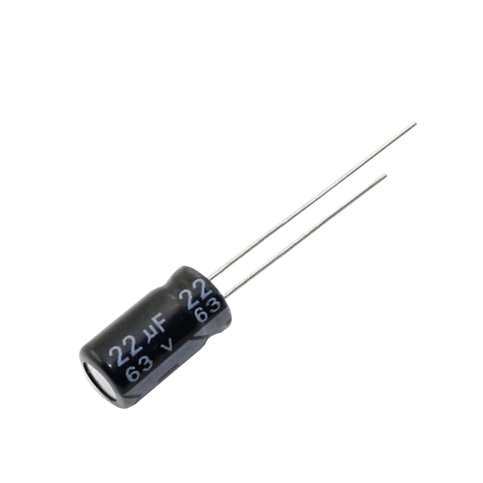 Condensateur 22uf 63v Radial à Faible ESR pour Filtrage Électrique Stable et Réparation Électronique