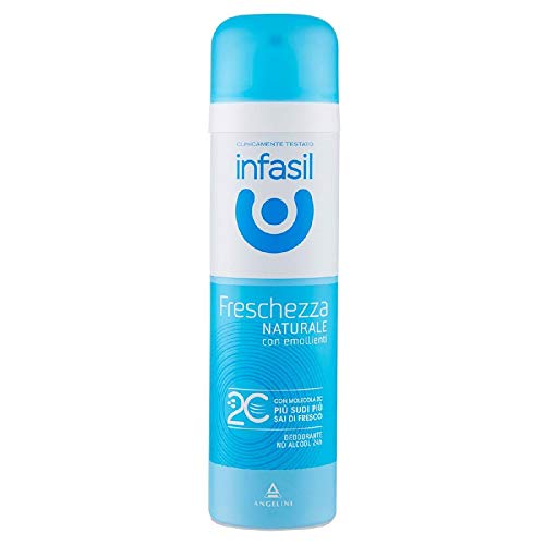 Infasil Natürliche Frische Deodorant-Spray mit Weichmachern und Molekülen 2C 150 ml