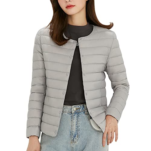semen Veste sans Manche pour Femme Gilet Matelassé Léger Doudoune Chaud à Col Rnd Manteau Boutonné avec Poche Latérale Cover