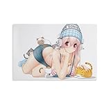 Super Sonico Anime Posters Kawaii Girls Swimsuit Cartoon Aesthetic Poster Canvas Wall Art Posters For Room Aesthetic And Decor 1Pictures For Living Room Bedroom Decor,Poster For Office Decor Living Ro