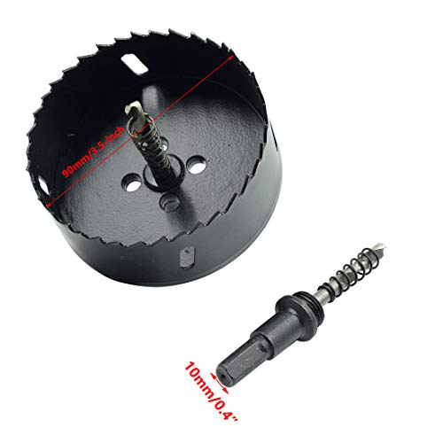 Image of Hole Saw 3.5-inch /90mm Bi-Metal Hole Cutter Drill Bit