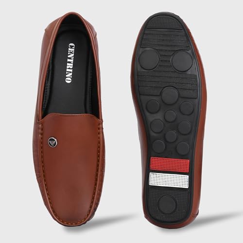 Image of Centrino Mens Slip-on Shoes | Slip On Cushioned Insole Formal Shoe |Premium Craftsmanship & Durable Build |Classic, Timeless Durable Formal Shoes with a Smart and Sleek Upper, Crafted Material (6816)