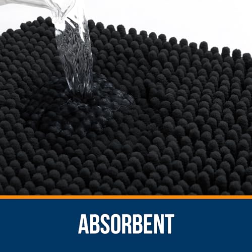 image for OLANLY Bathroom Rugs 36x24, Extra Soft Absorbent Chenille Bath Rugs, R