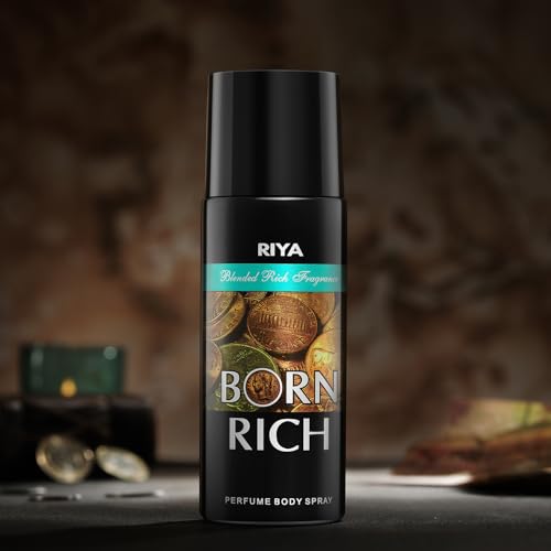 Image of Riya Born Rich Deodorant | Long Lasting Fragrance Perfume Body Spray 150 Ml
