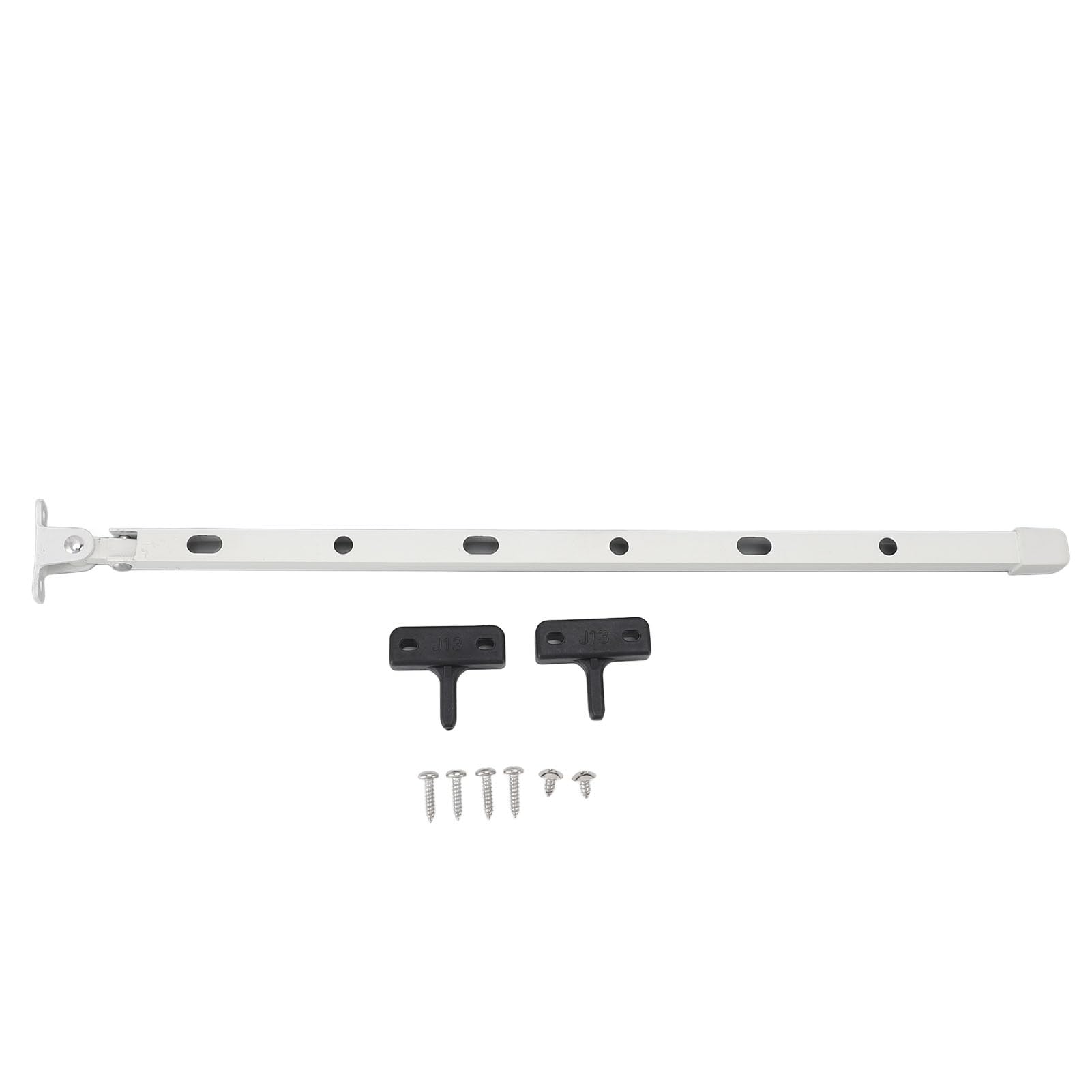 Manueller Gewächshaus-Fensteröffner, Automatischer Dachentlüftungsöffner, Aluminium-Gewächshausfenster-Unterstützung für die Meisten Gewächshäuser mit Abgerundeten Ecken, 39,9 Cm (Weiß)