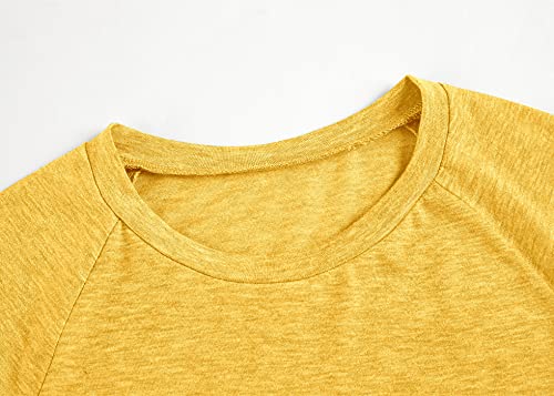 Batermoon Girl's Striped Short Sleeve T Shirts Crewneck Loose Fit Tunic Tops Summer Casual Blouses3