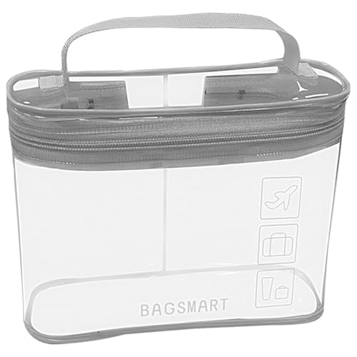 Bolsa de Higiene Pessoal Aprovada pela TSA Bolsa de Maquiagem Transparente para Mulheres Airport Airline Travel Carry on Makeup Cosmetic Bags