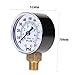 Mobestech Psi Vacuum Pressure Gauge Bar Utility Manometer for Oil Gas Gage for Air Compressors and Industrial Use