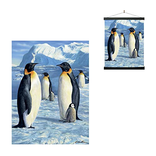Ya en mundofriki.es: 3D LiveLife Lenticular Cuadros Decoración - Antártico de Deluxebase. Poster 3D sin marco de pingüinos. Obra de arte original con licencia del reconocido artista, Robert Hautman
