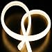 HAASHADA LED Neon Strip Light, Dimmable 360 Degree All Angle Lighting AC 110-130V 3.3FT Super Bright Waterproof Neon Sign Rope String Light for Lighting Improvement and Decor (Neutral White 4500K)