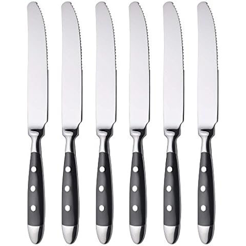 GRÄWE Tafel-Messer 6er Set - Menümesser aus geschmiedetem Edelstahl Cover