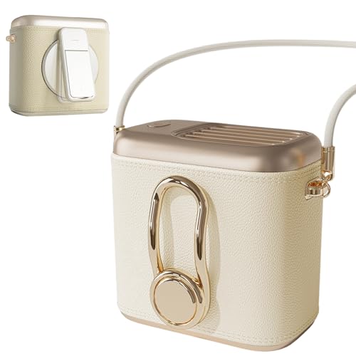 Ventilador de cintura portátil, pequeño ventilador portátil para viajes, enfriador de aire recargable personal, 3 velocidades de refrigeración para senderismo, , camping, accesorios de viaje al