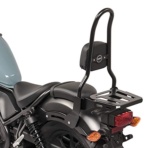 Respaldo L3 Compatible para Honda Rebel 500 17-25 con Portaequipaje Negro