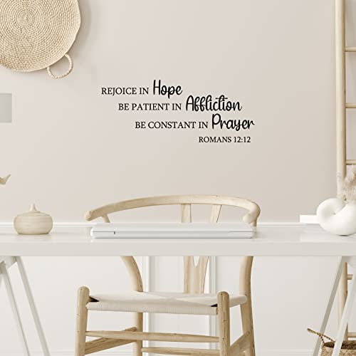 image for BBTO Bible Verse Wall Stickers Inspirational Quote Wall Decals Religio