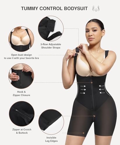 Image of Lover-Beauty Fajas Colombianas Shapewear for Women Tummy Control Body Shaper Faja Postparto Para Mujer Post Surgery
