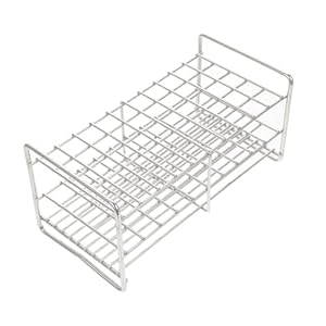 Healeep Edelstahl Reagenzglasständer 50 Löcher