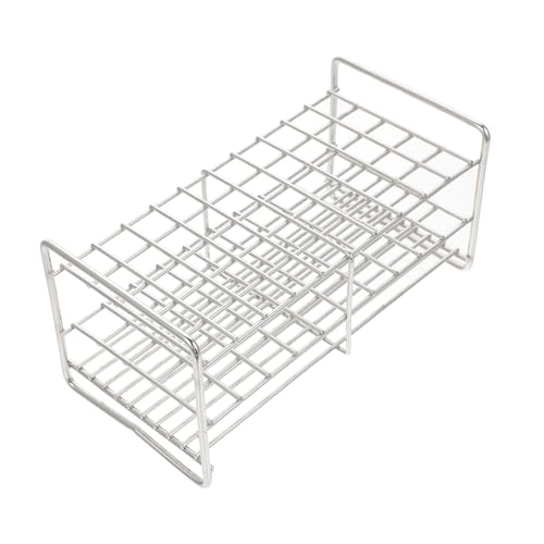 Healeep Edelstahl Reagenzglasständer 50 Löcher