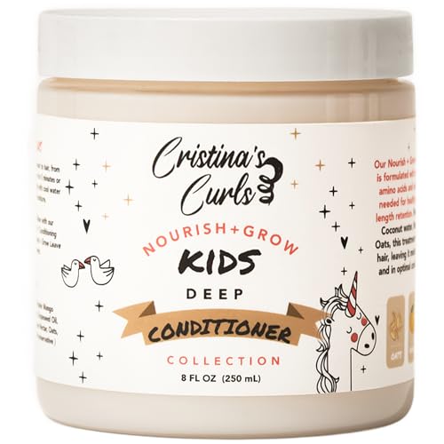 Cristinas Curls Kids Deep Conditioner Plush Moisture And Slip For Easy Detangling