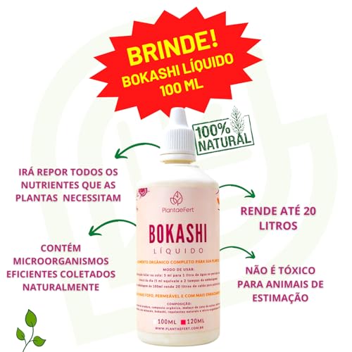 Bokashi Fertilizante Orgânico Classe A Premium 3kg Para Todos os tipos de plantas